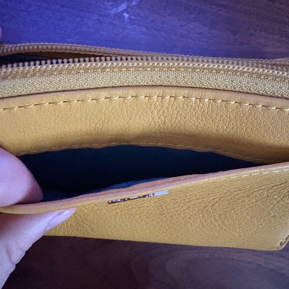 Coach Mustard Leather Wallet - Picture 3 of 8